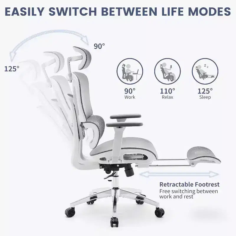 Sedia da ufficio ergonomica