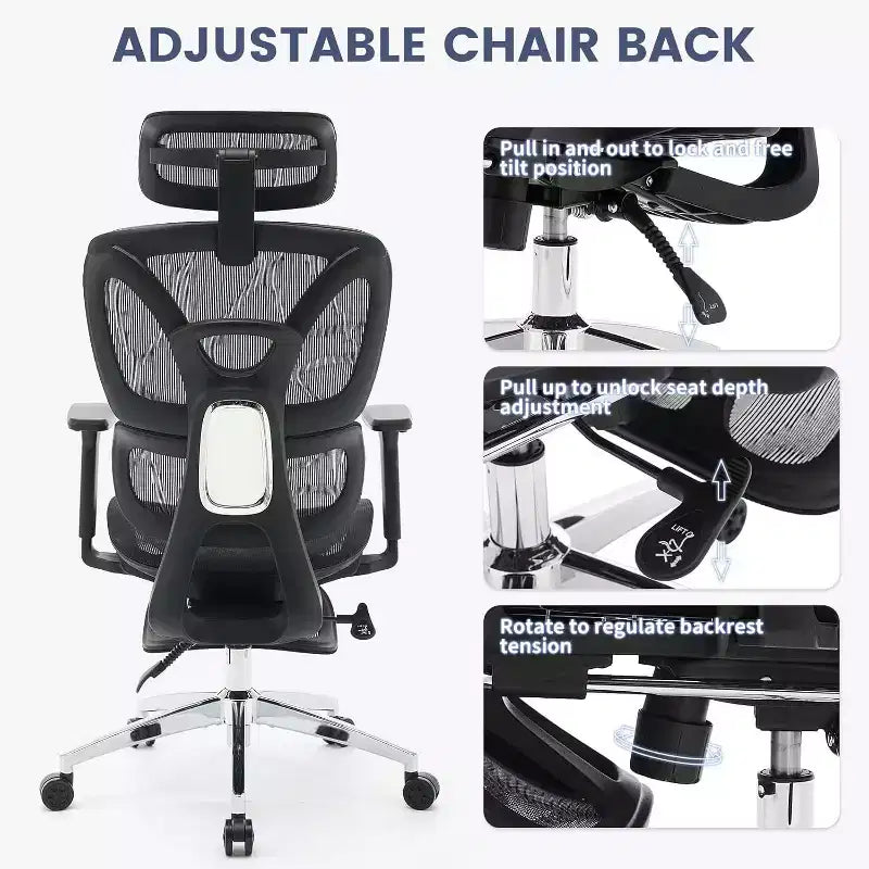 Sedia da ufficio ergonomica