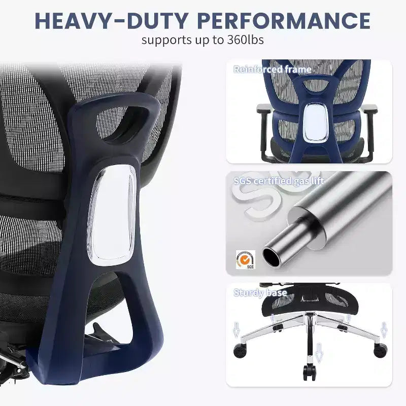 Sedia da ufficio ergonomica