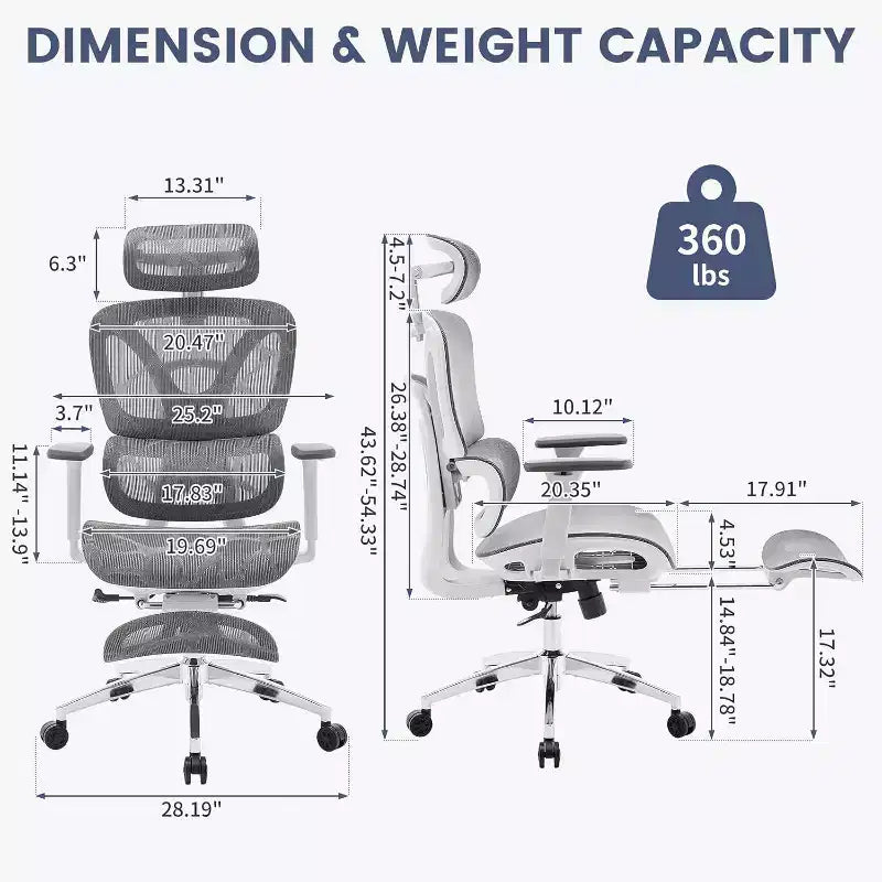 Sedia da ufficio ergonomica