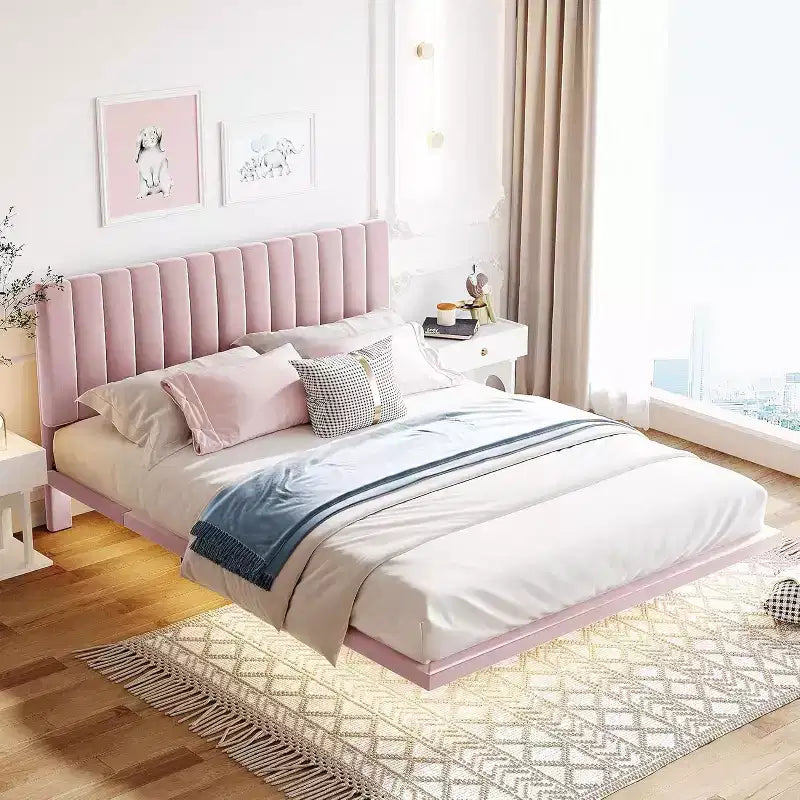 Struttura letto matrimoniale a levitazione moderna