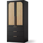 Armadio in rattan a 70 ante