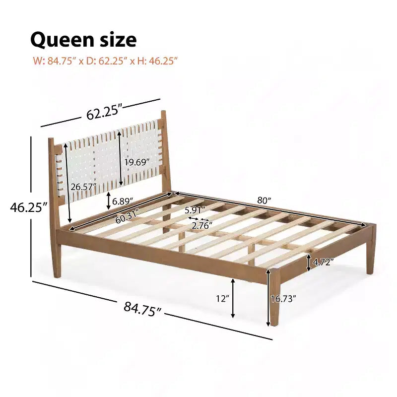 Callista Queen-Holzplattformbett