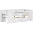 Letto a piattaforma singolo con contenitore