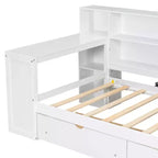 Letto a piattaforma singolo con contenitore