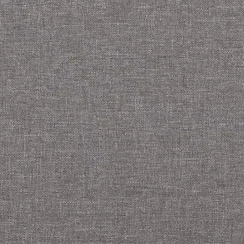Poltrona Singola in Tessuto Grigio Chiaro con Poggiapiedi