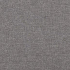 Poltrona Singola in Tessuto Grigio Chiaro con Poggiapiedi