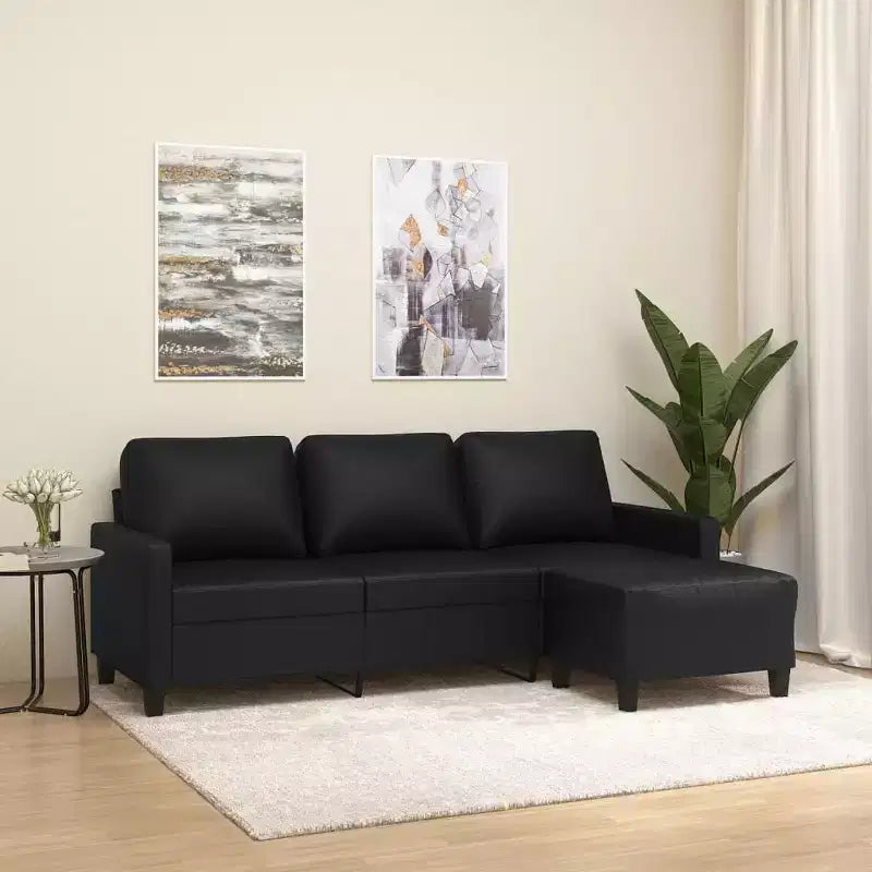 Divano accentato, divano a 3 posti, divano poltrona