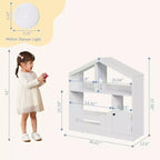 Libreria per bambini a 2 ripiani