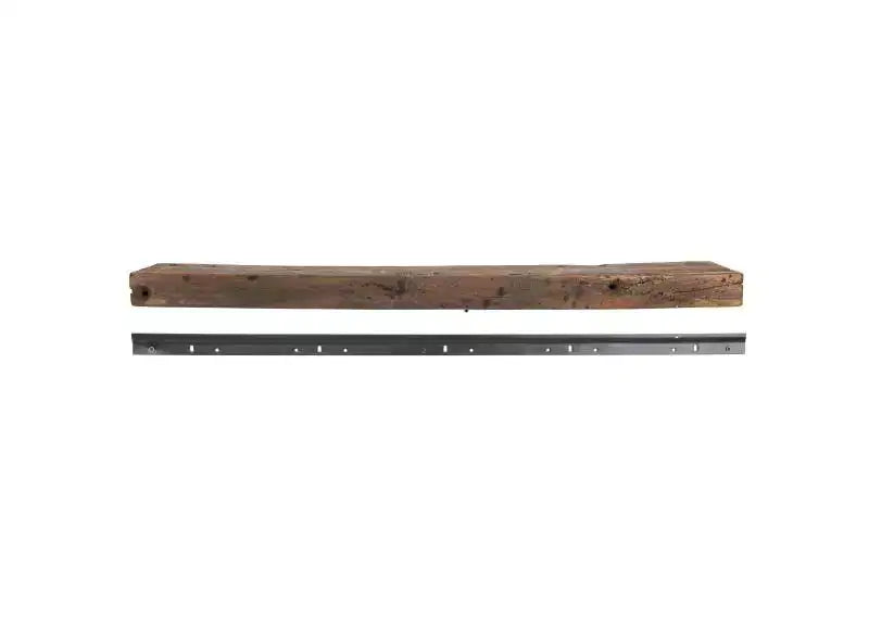 Schwebendes Wandregal aus recyceltem Holz