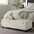 GDFStudio Alta Contemporary Tufted Storage Ottoman