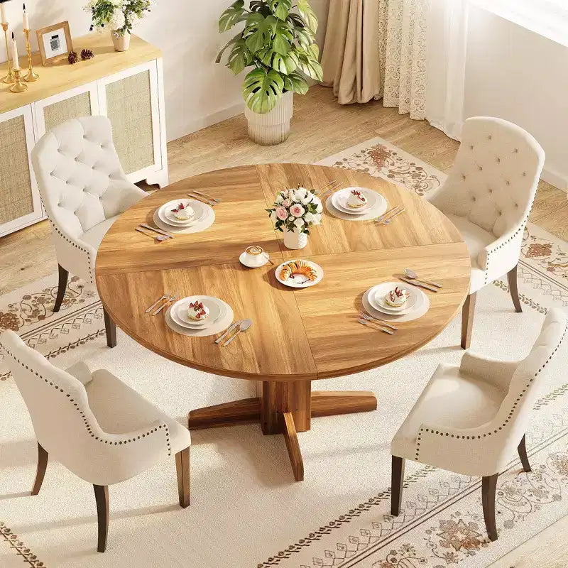 Tavolo da pranzo rotondo per 4