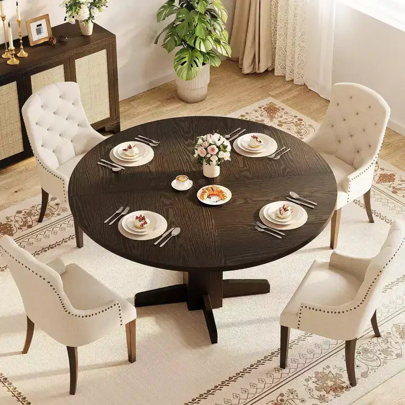 Tavolo da pranzo rotondo per 4