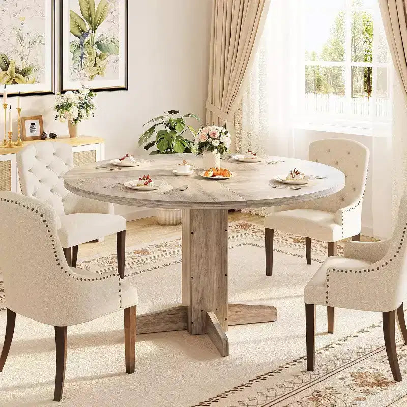 Tavolo da pranzo rotondo per 4