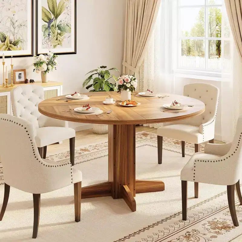 Tavolo da pranzo rotondo per 4
