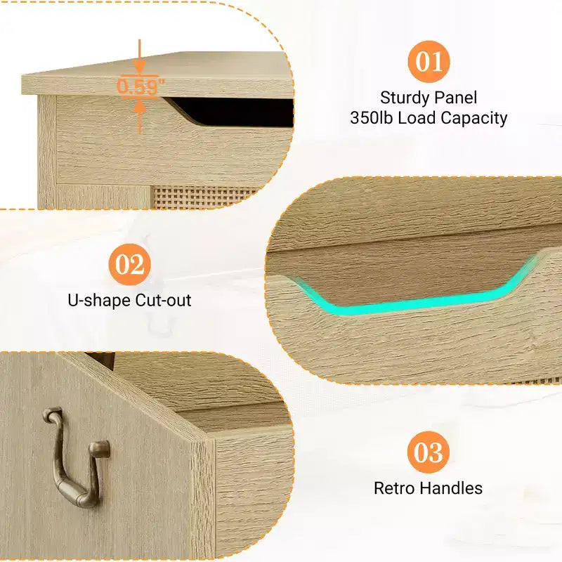 Contenitore portaoggetti, Panca portaoggetti in legno con cerniera di sicurezza, Cassapanca con coperchio apribile, Supporta 159 kg, per ingresso, soggiorno, camera da letto