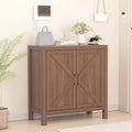 Farmhouse Sideboard Cabinet with Adjustable Shelves, Coffee Bar Console Table, Storage Cabinet for Kitchen & Dining Room (35.5H x 30L x 14W)