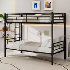 Letto a castello in metallo doppio su doppio