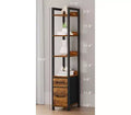 Triple 5 Tier Shelf Bookshelf, Display Book Shelf, Wide Bookcase, Rustic Wooden Shelving Unit, Your Room, Bedroom, Living Room, Home & Office Shelving