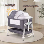 Biancheria da letto per culla mobile per neonati, letto grande unito, co-sleeping per mamma e bambino, cura notturna, anticaduta, multifunzionale