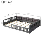Letto matrimoniale imbottito con piattaforma