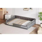 Letto matrimoniale imbottito con piattaforma