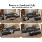 Divano componibile di grandi dimensioni 160 Modular Sectional Sofa