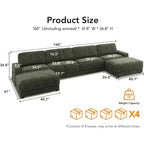 Divano componibile di grandi dimensioni 160 Modular Sectional Sofa