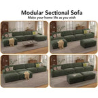 Divano componibile di grandi dimensioni 160 Modular Sectional Sofa