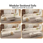 Divano componibile di grandi dimensioni 160 Modular Sectional Sofa