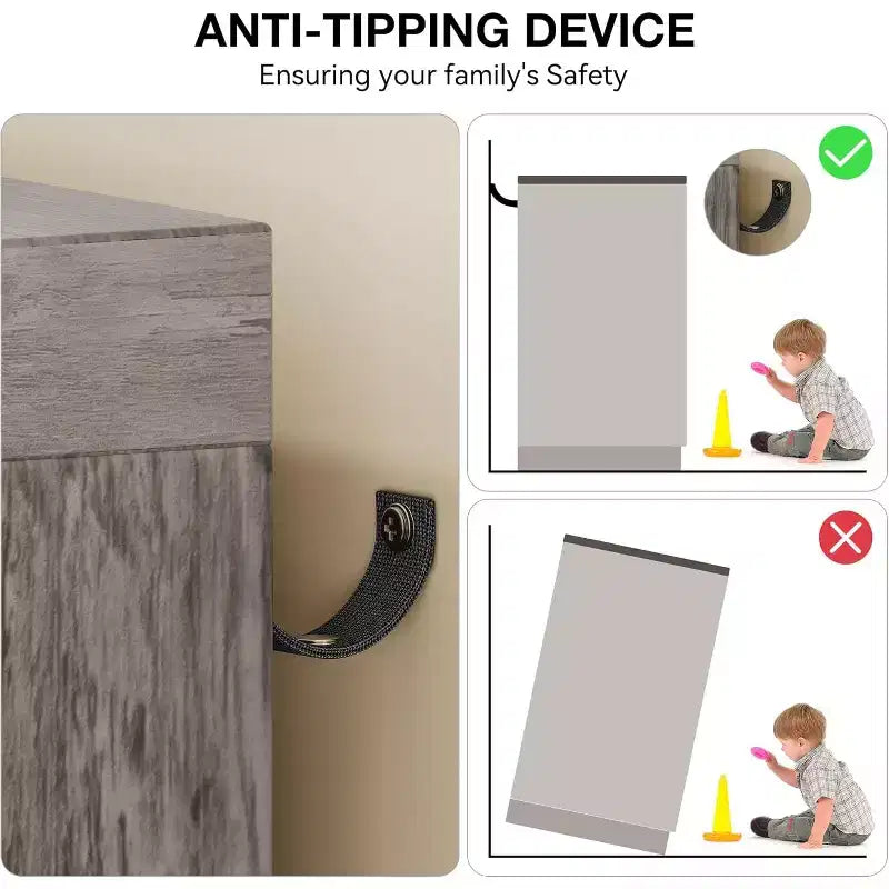 Armadio guardaroba con 4 cassetti e asta appendiabiti, mobile armadio da 110 cm con ante doppie per l'organizzazione dei vestiti in camera da letto