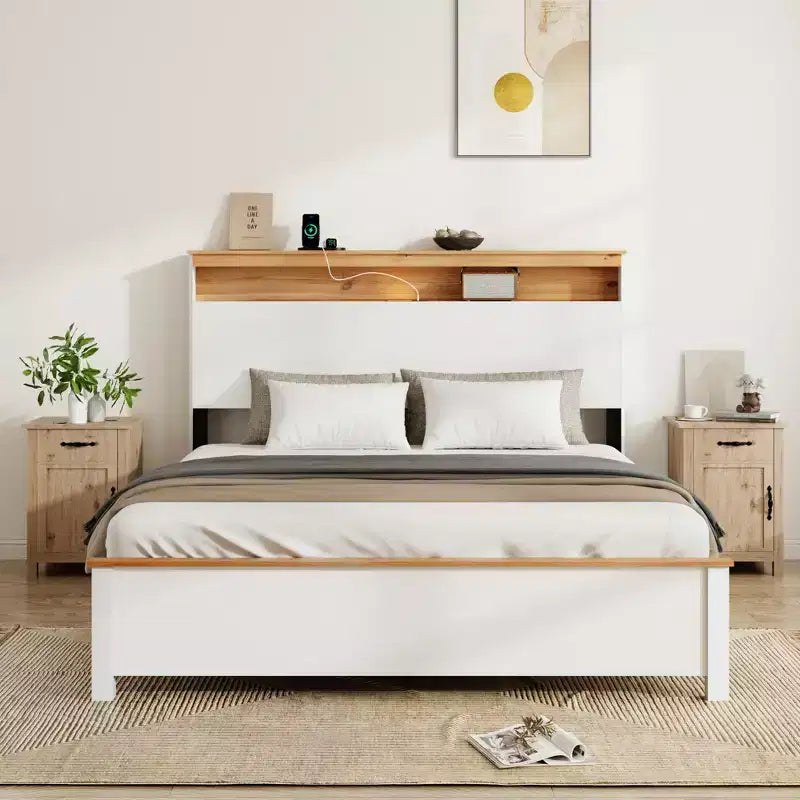 Piattaforma Letto Tradizionale in Legno Miri