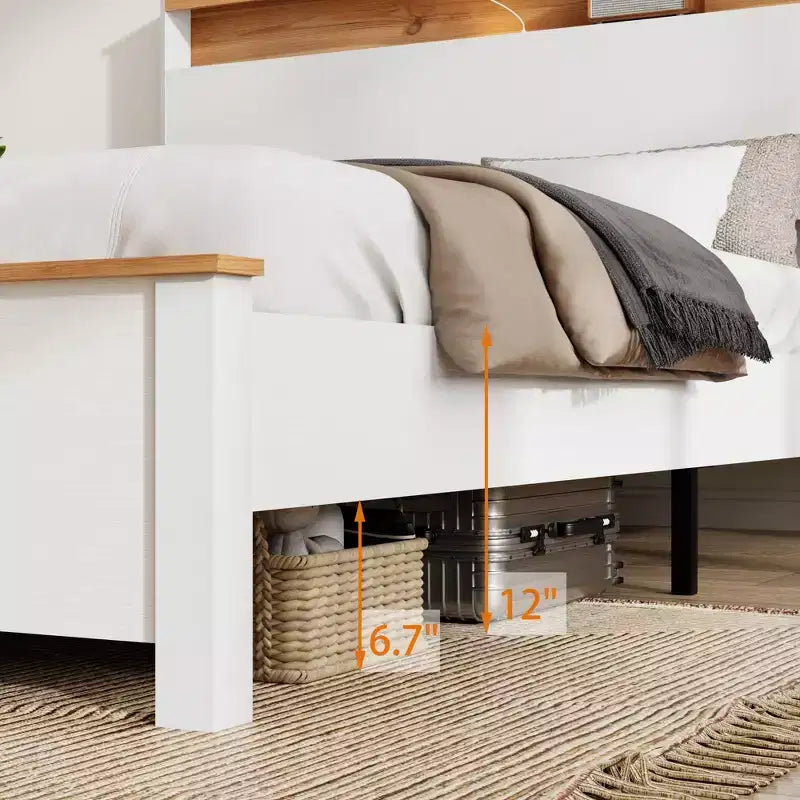 Piattaforma Letto Tradizionale in Legno Miri