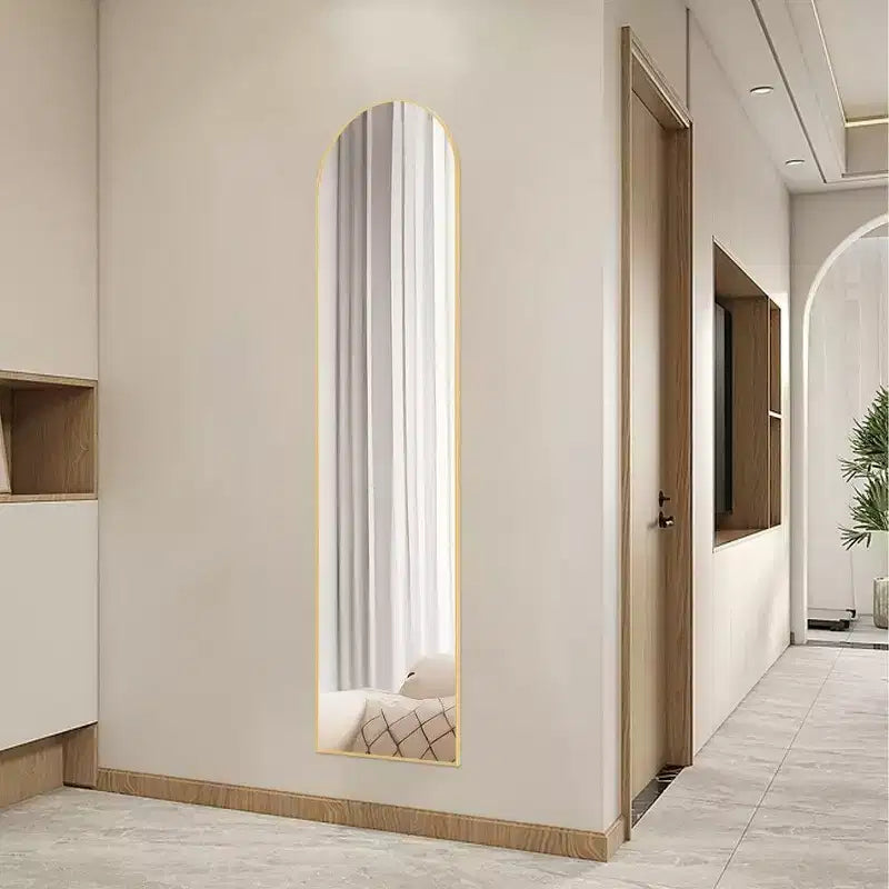 Specchio a figura intera con cornice in lega di alluminio